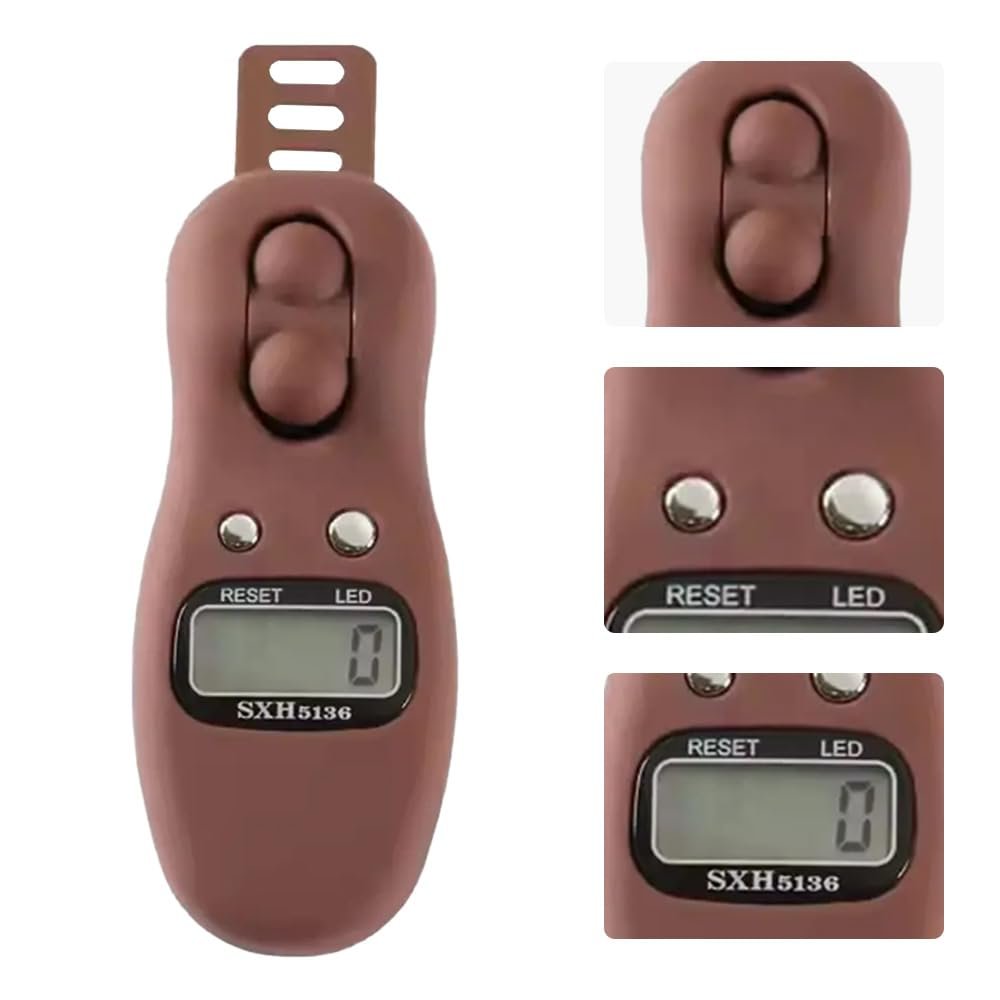 FreshDcart Naam Jap Counter – FDCA664 Digital Finger Counter with LCD Display – Manual Hand Counter for Activities, Meditation, Counter for Chanting Mantra (Random Color, Pack of 1)