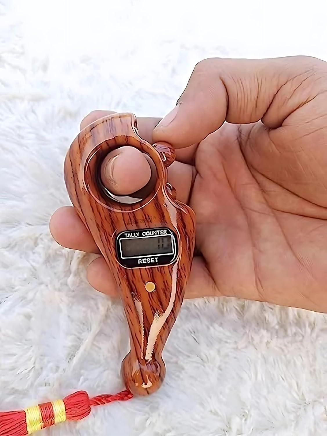 Barasti® Mantra Jaap Digital Counting Machine Finger Unique Design Prayer God Name Hand Finger Manual 5-Digit Tally Counter Device Tasbeeh Misbaha Naam Jap Counter