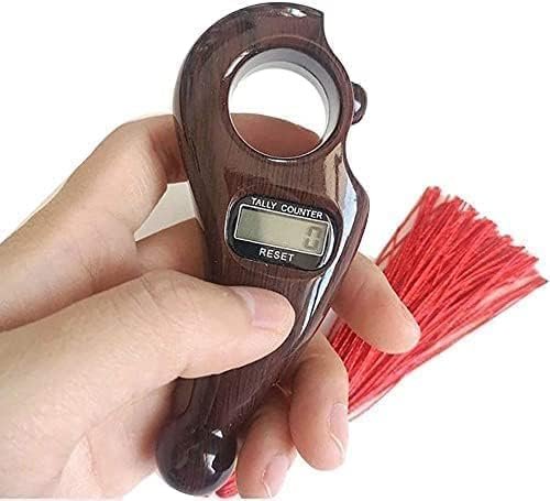 Kedva LCD Digital Display Manual Hand Finger Counting Machine Head Electronic Tally Counter for Mantra jap and Prayer Mala.(Multi Color). (1)