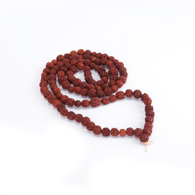 Click Pujan Rudraksh Mala – 108+1 Beads for Shiv Bhakti, Mantra Jaap | Dhyan & Sadhana | Rudraksh Jap Mala for Shivratri | Vrat | Anushthan & Spiritual Protection