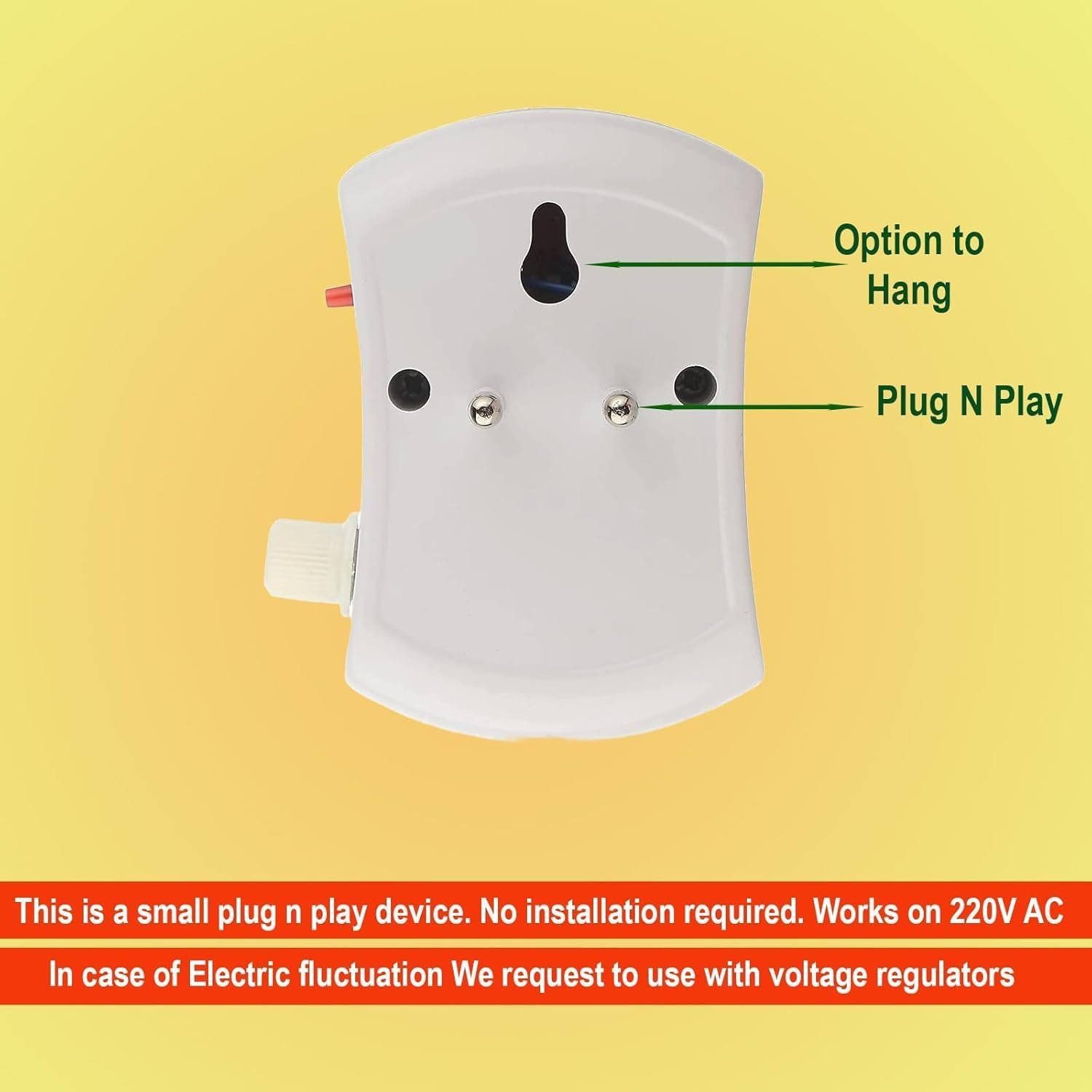 kh Electric Swami Samarth Jap Mantra Box (Plastic) – Continuous Chanting Devotional Audio Bell | Spiritual Meditation Device | Plug & Play Mantra Machine for Home/Temple/Office