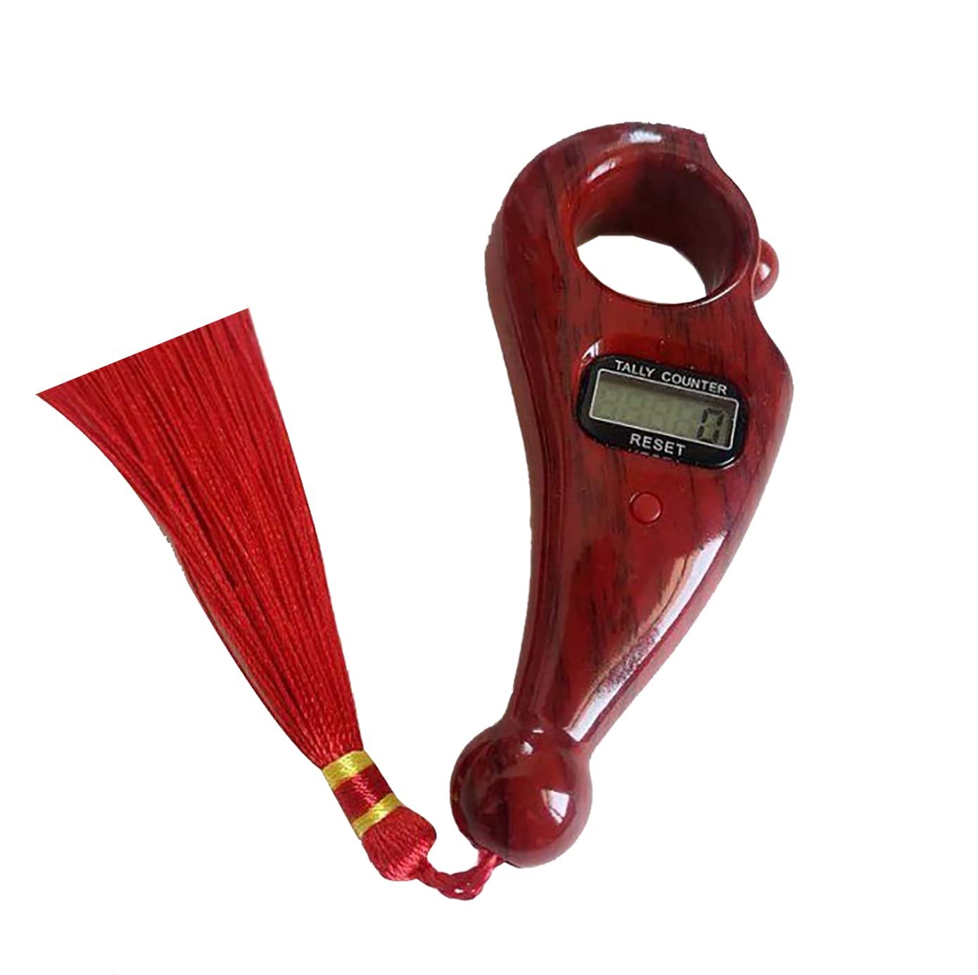 CHESTA Mantra Jaap Digital Counting Machine Unique Design Prayer God Name Hand Finger Manual 5-Digit Tally Counter Device Tasbeeh Misbaha Counter MUTI COLOR with compass