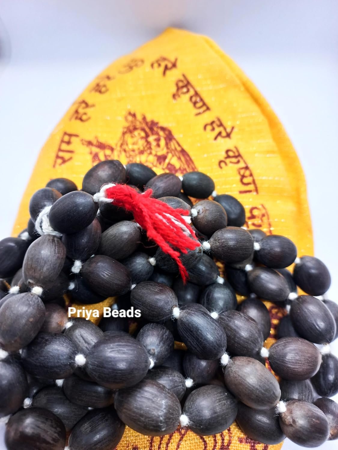 108 Big Lotus Seeds Kamal Gatta Japa Mala for Laxmi Pooja & Wearing – Grey | Kamalgatta Mala Original For Japa With 108 Beads