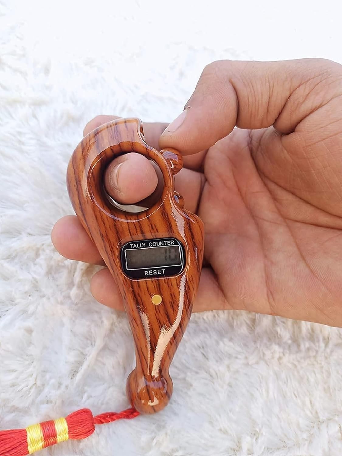 COFIEX Digital Finger Tally Counter – Jaap Mala Counter for Pooja, Meditation, Mantra Jap, Prayer | Portable Rotating Hand Counter for Naam Jaap, Islamic Tasbeeh, Misbaha, and Mantra Counting