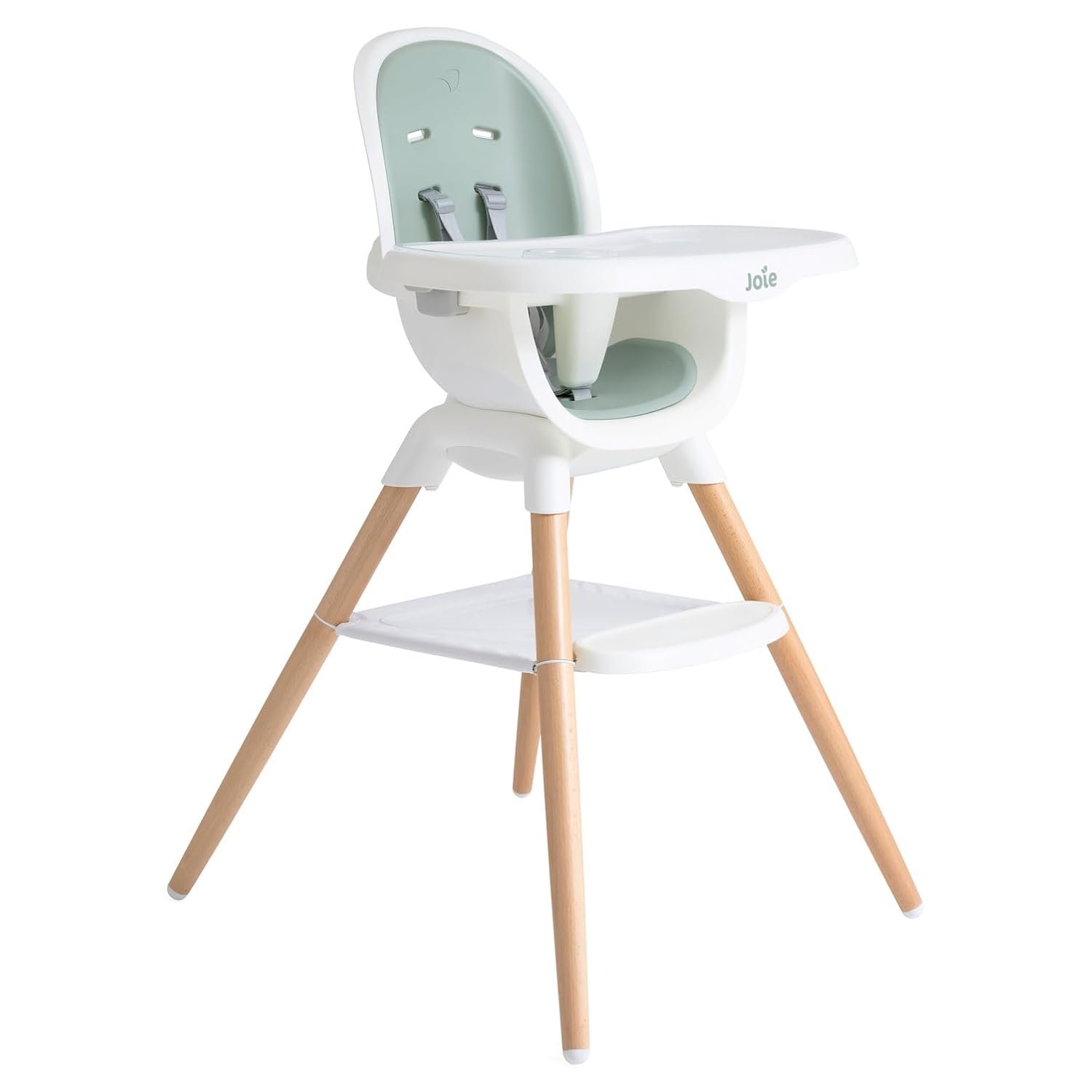 Joie Chai Multi-Mode Highchair – European Beech Wood, Convertible, 9+ Modes, Birth up to 60 lb. (Mist)