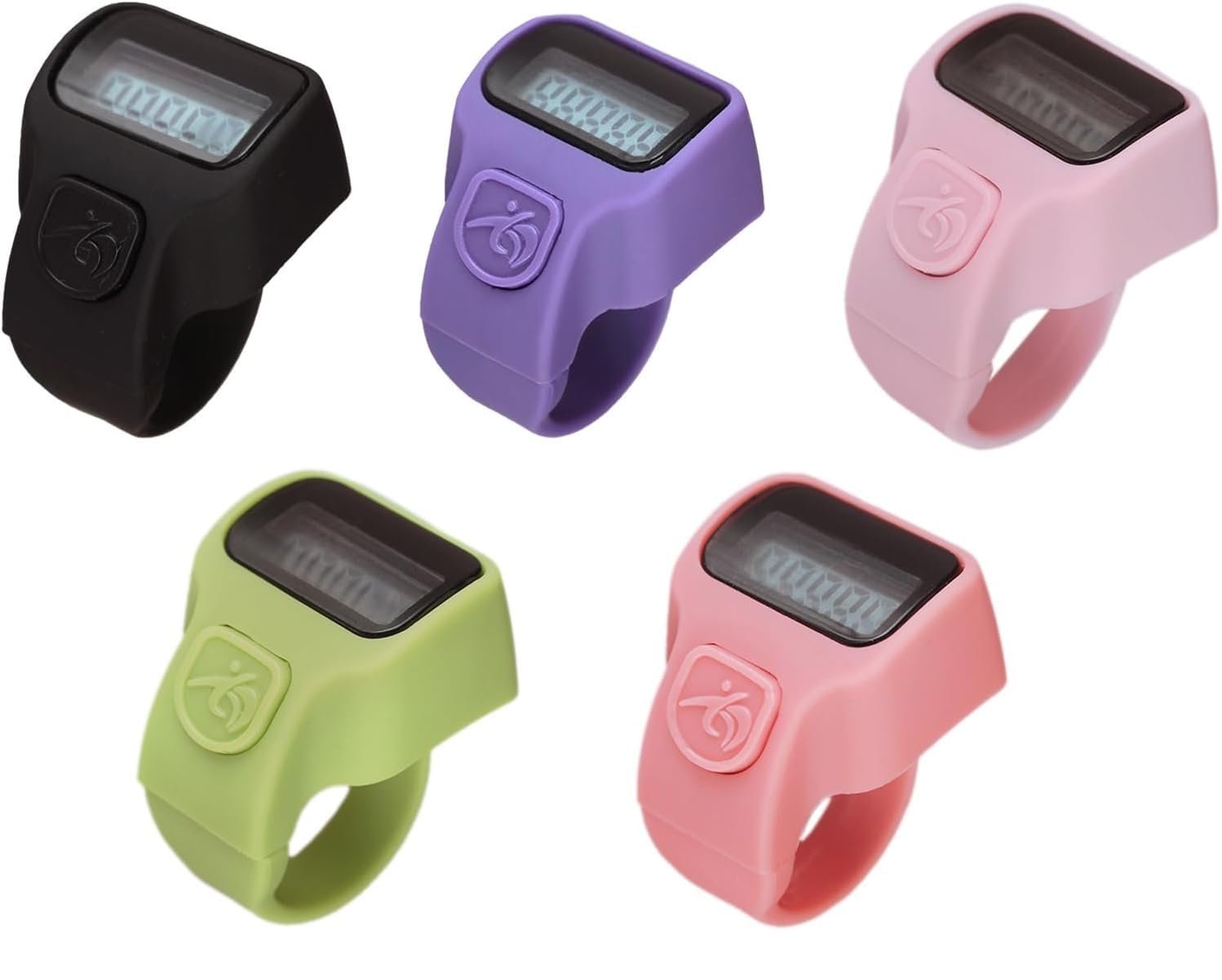 SpiderJuice 1Pc 99999 5 Digit Multiuse Digital Electronic Portable Mini Hand Tally Clicker Counter Finger Ring Mantra Jaap Device Machine Cricket Umpire Counting Zikr Ziker Dhikr Ring