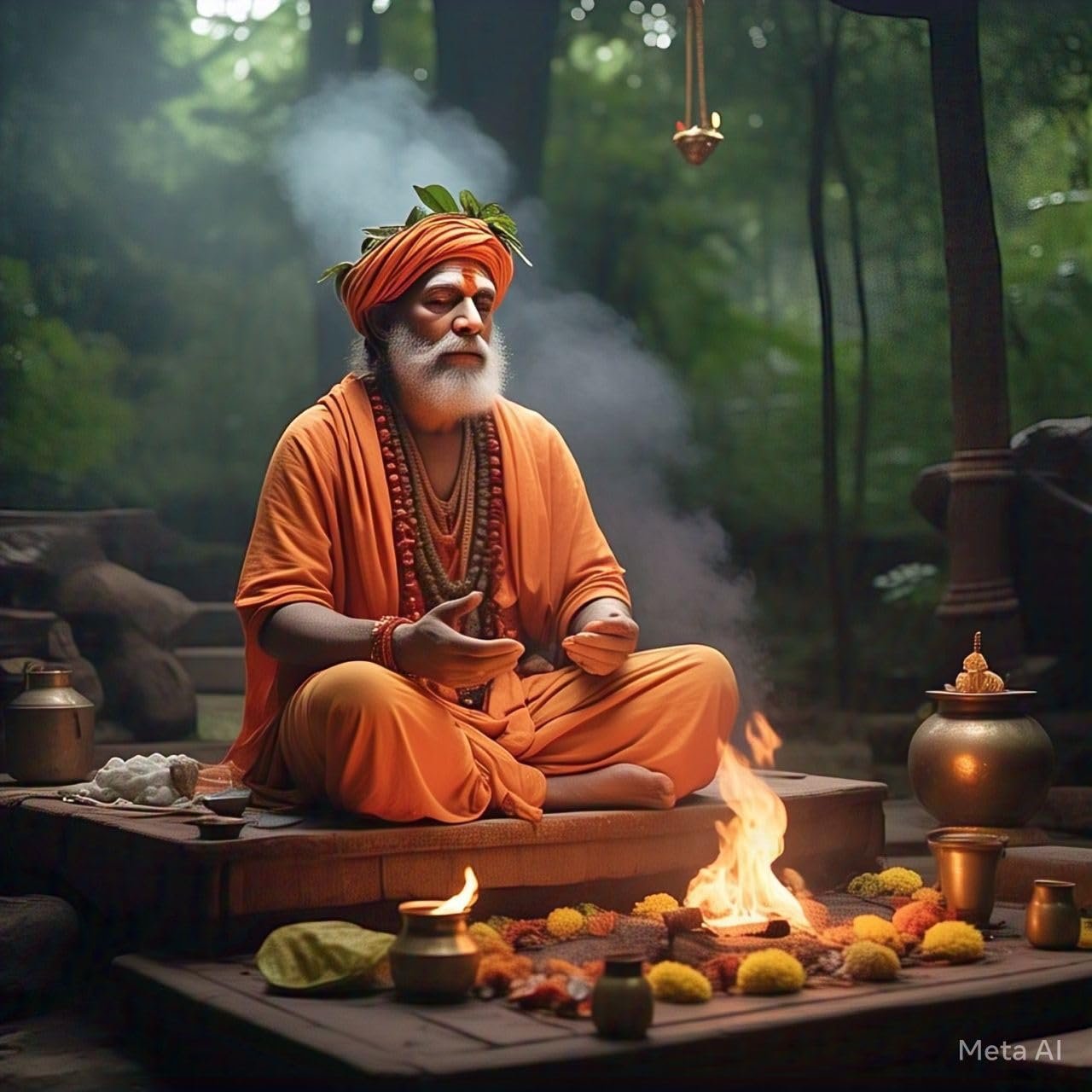 Jap Mala – Handcrafted 108+1 Beads Mala for Men and Women, Natural Polished with Big Flower End, Ideal for Mantra Chanting, Meditation and Pooja