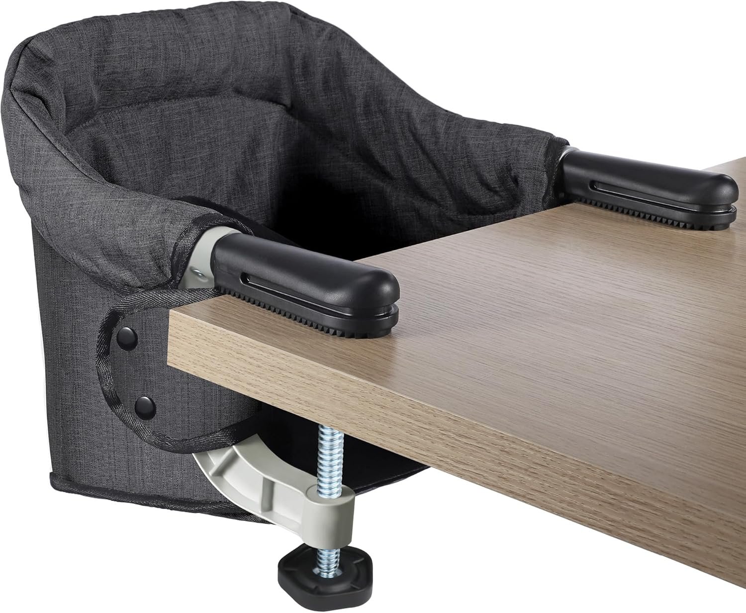 Toogel Hook on High Chair: Portable & Foldable High Chair for Babies & Toddlers 6-36 Months, 37 lbs, Black