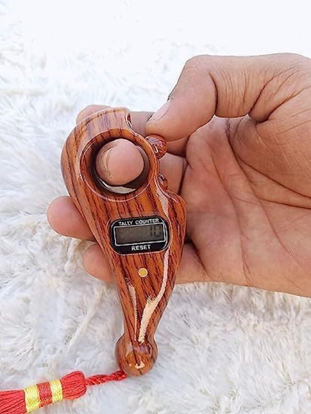 vihal Mantra Jaap Digital Counting Machine Finger Unique Design Prayer God Name Hand Finger Manual 5-Digit Tally Counter Device Tasbeeh Misbaha Counter