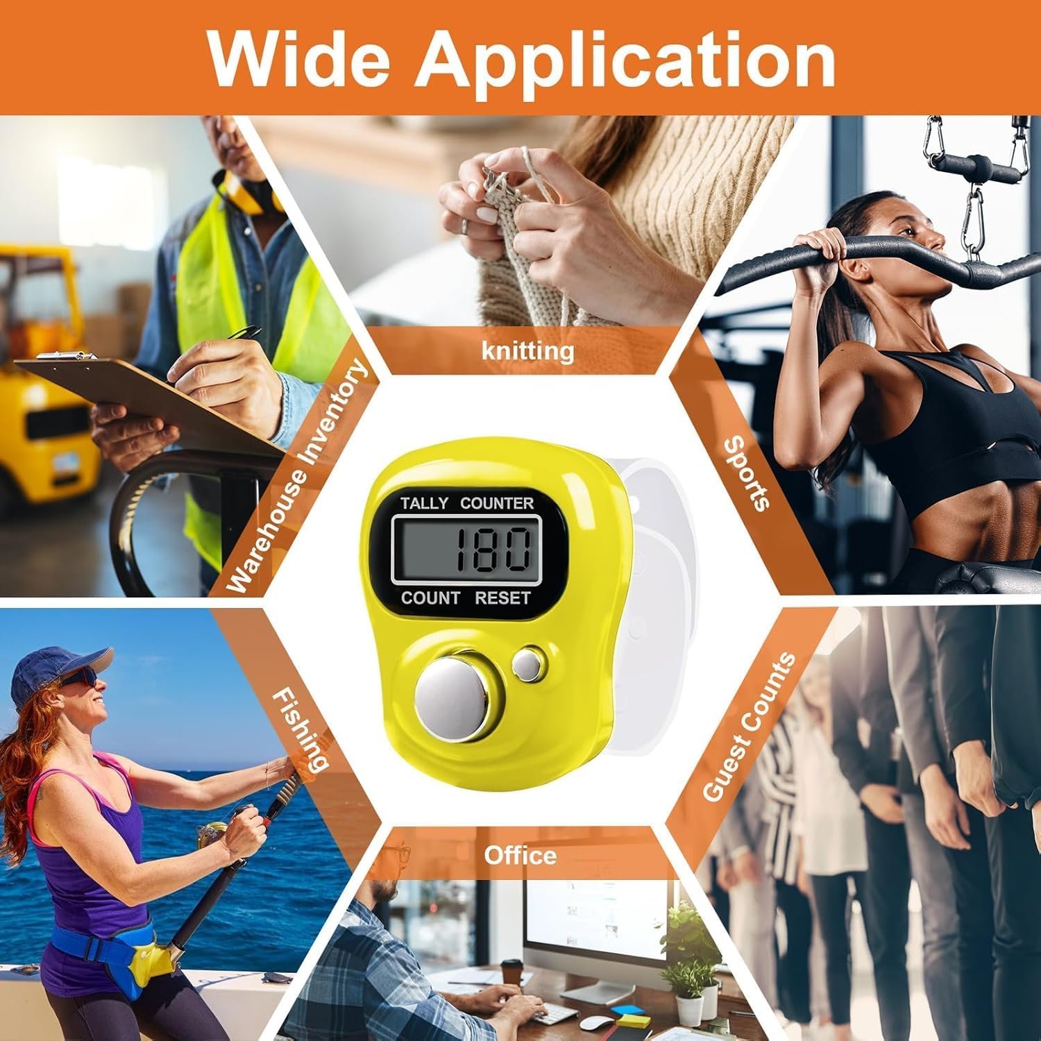 Mantra Jap Digital Finger Counting God Name for Prayer Tally Machine Digital Tally Counter (1 Qty, Multicolor, Plastic)