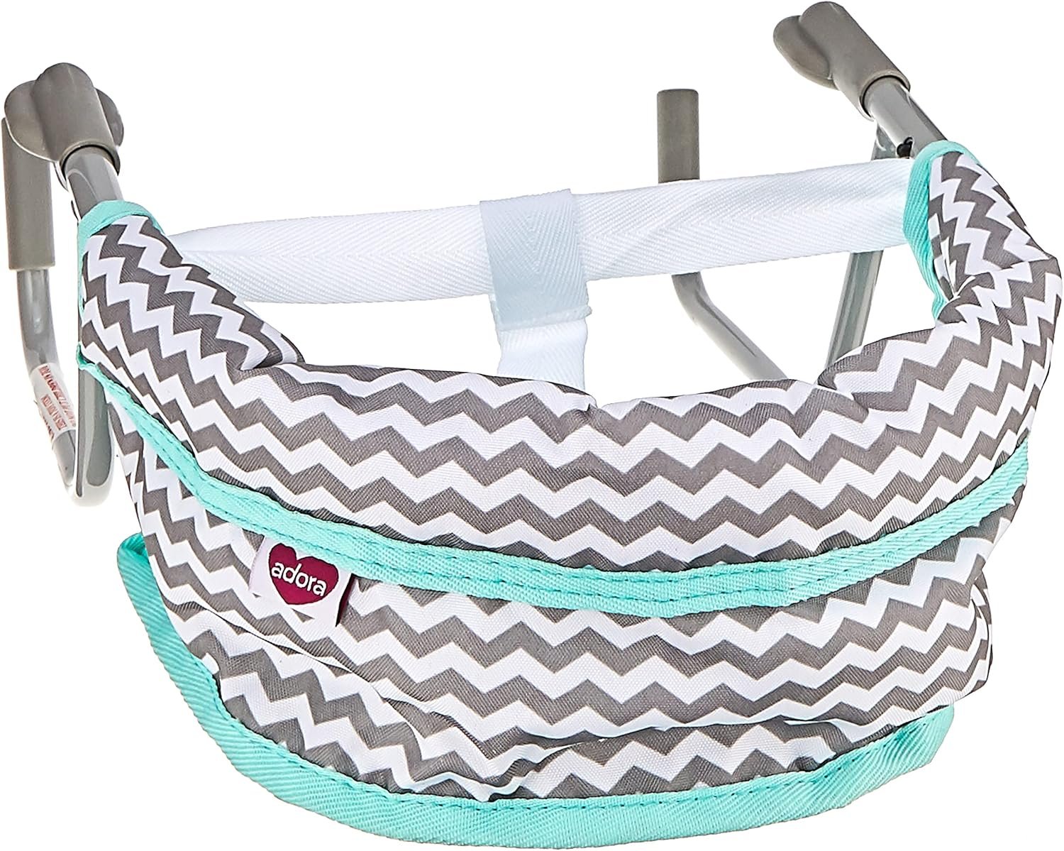 Adora Stylish Gender – Neutral Zig Zag Baby Doll Feeding Seat, Fits Most Dolls, Stuffed Animals & Plush Toys Birthday Gift For Ages 3+