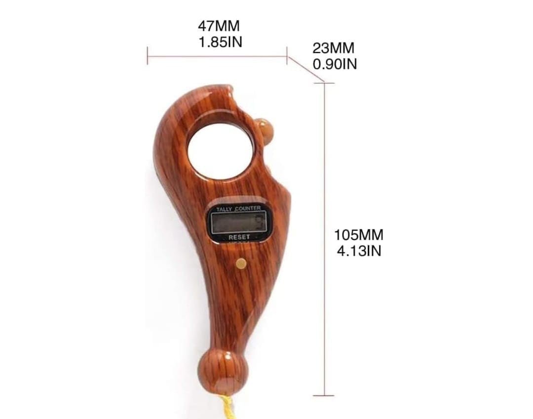 Digital Finger Counter-Tally Counter -jaap Counter | Jaap mala Counter | mala jaap Counter | Tasbeeh Misbaha Counter-Different Use- for naam jaap -Mantra Jap | jaap Counter Machine