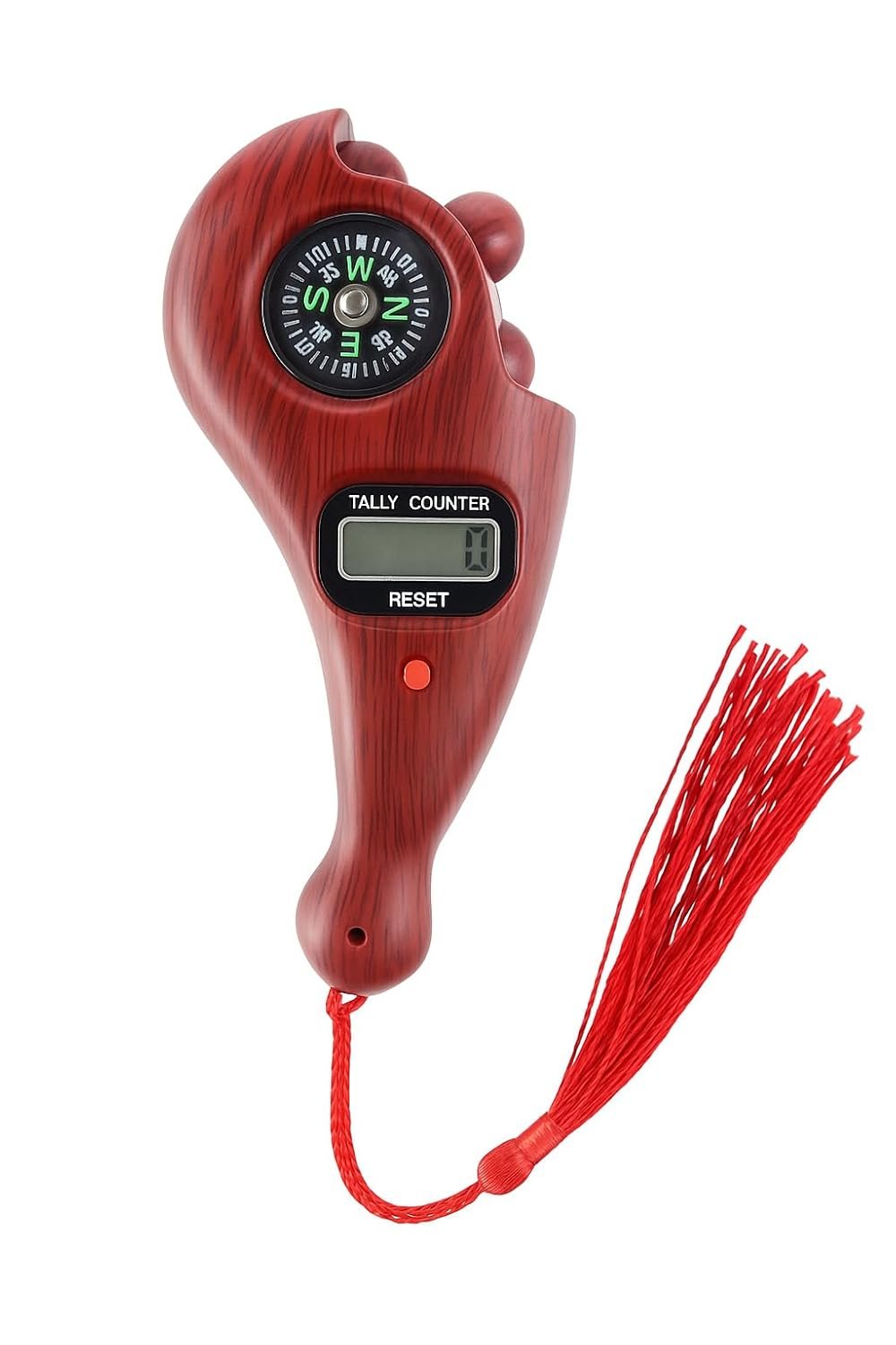 Digital Jaap Mala Counter | Counter Mala Jaap | Jaap Counter | Tally Finger Counter with Compass | Naam Jap Counter | Counter for Mantra Counting | Tally Counter (Multicolor)