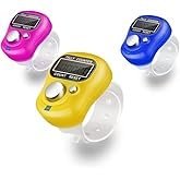 Mini Finger Ring Digital Tally Counter for Mantra Japa, Cricket Umpire & Counting (Pack of 3)