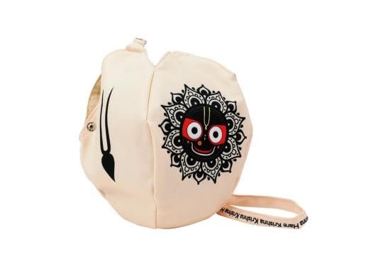 Rudra Centre Women Gomukhi Jagannath Japa Mala Bag, Multicolour