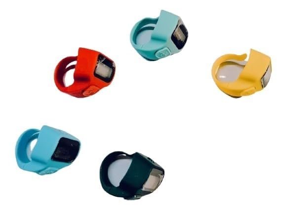 Digital Finger Tally Counter, Digital Electronic Tasbeeh Counters, Lap Track Handheld Clicker with Ring, Re-settable Digits Display for People Muslims by Mishrit (Ring-5)