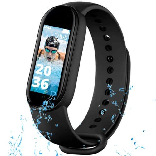 (Special 10 Years Warranty) Smart Fitness Band M10 Lite Band Bracelet/Fitband, Heart Rate Monitor Sensor OLED Bluetooth Wristband Waterproof Sports Health Activity Tracker Watch For All Boys/Girls