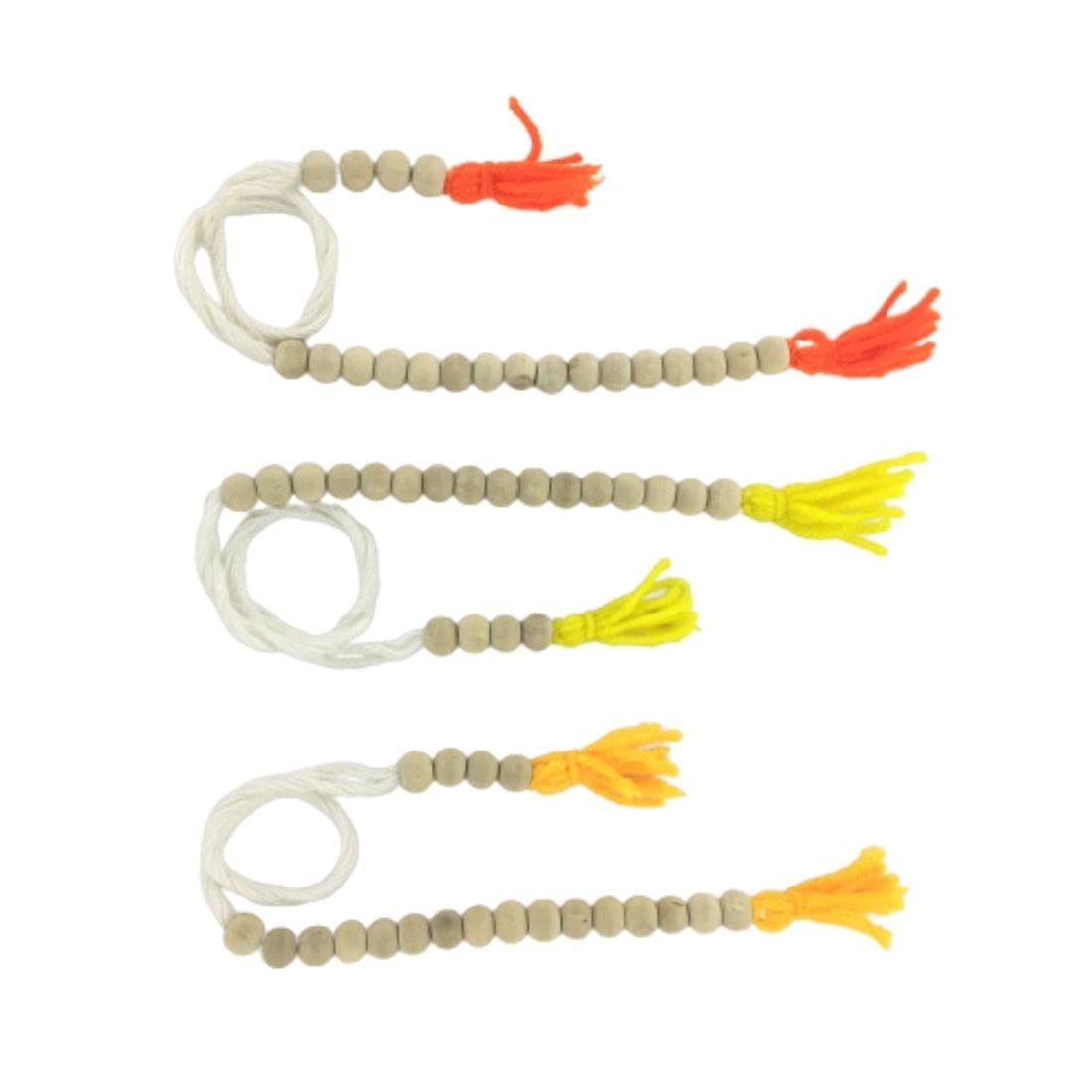 Wooden Mala Counter/Sakshi Mala for Mantra Counting (Pack of 3)