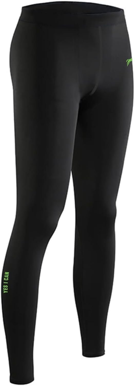 JUST RIDER Men’s Running Full Length Tights Compression Lower Sport Leggings Gym Fitness Sportswear Training Yoga Pants for Men