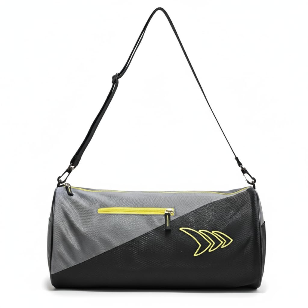 MAYOR Duffle Gym Bag with Side Pocket Sports Bag Travel Bag for Men and Women (Yellow)