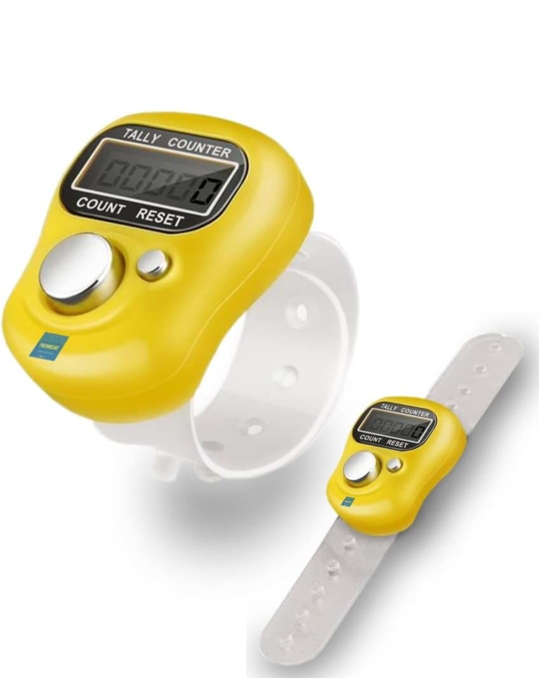 Mini Hand Tally Counter Finger Ring Digital Electronic Head Count, Jap Counter Machine for Mantra Jap Cricket Umpire and Various Counting Purpose Small(Color May Vary) (Pack of 1 PIS)