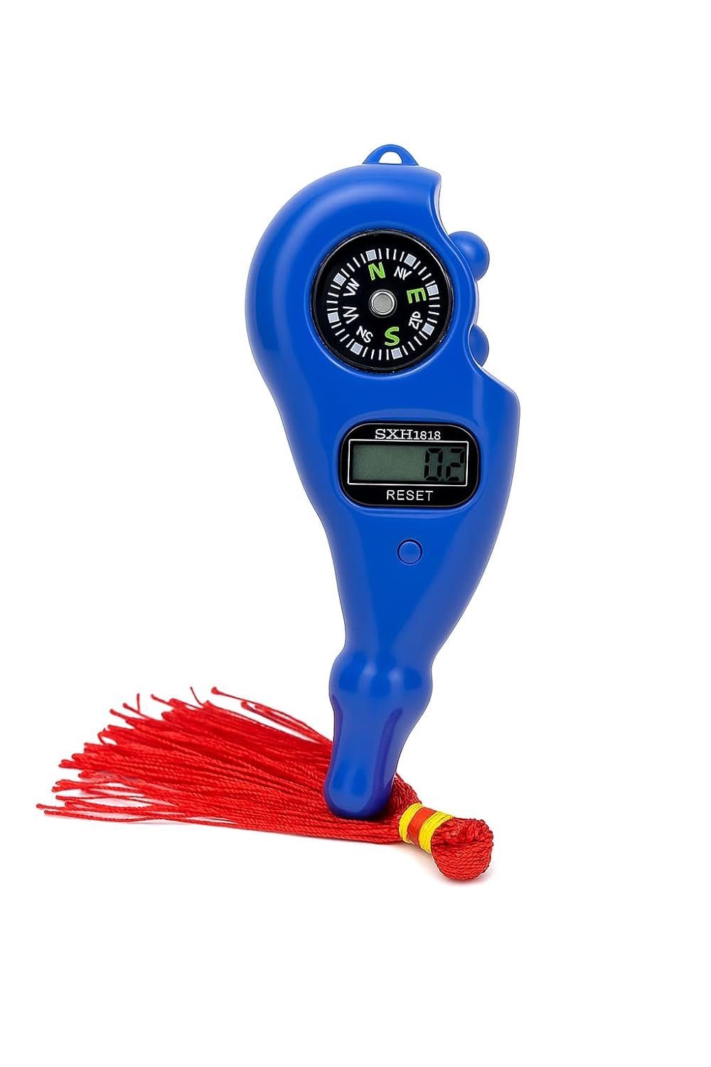 Digital Japa Counter for Chanting Mantra with Wooden Finish and Compass | Handheld Naam Jaap Counter Machine | Finger Ring Tasbeeh Counter | Portable Mala Jaap Counter for Prayer & Meditation