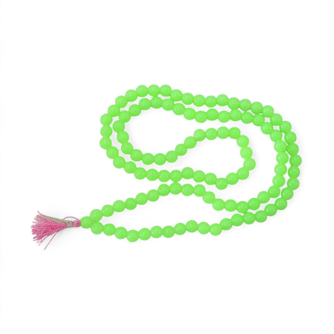 108 Beads Radium Mala for Meditation and Simran, Green