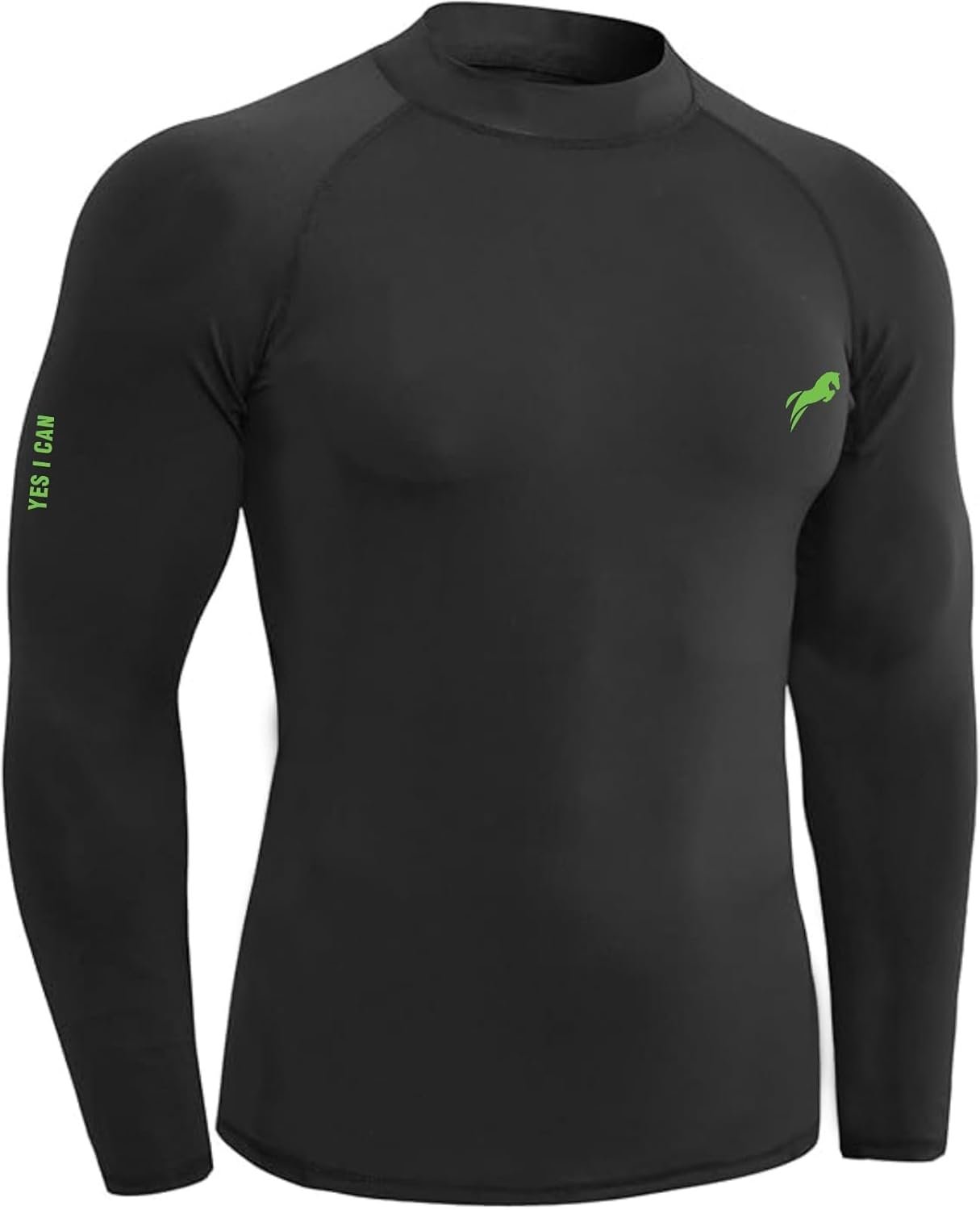 JUST RIDER Full Sleeve Compression T-Shirt – Athletic Base Layer Tights for Fitness