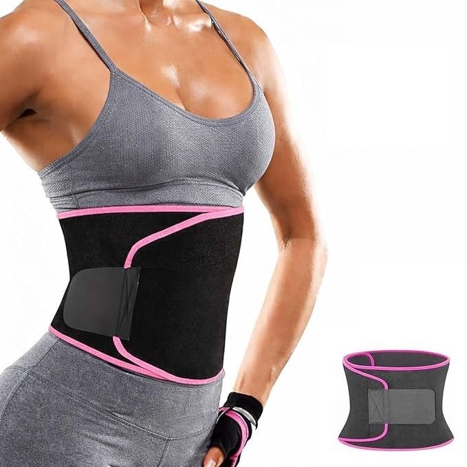 Sweat Belly Fat Belt for Women Fat Burner, Slim Waist Trimmer Stomach Weight Loss Belt for Men
