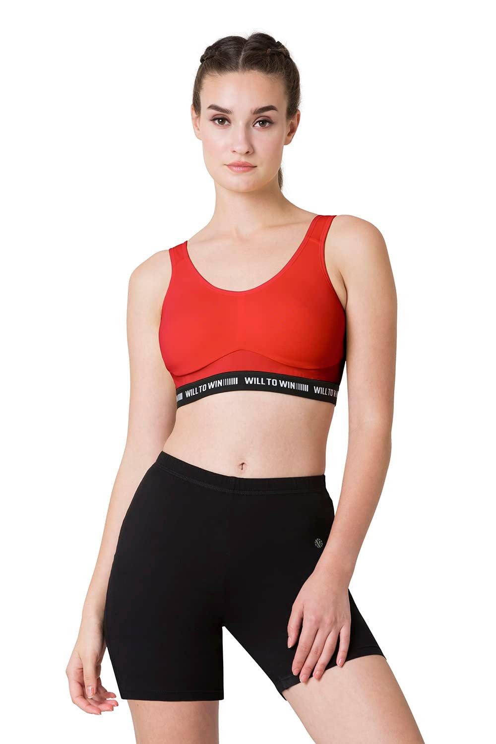 Van Heusen Women Wireless Non Padded Light Impact Sports Bra – Anti Bacterial, Full Coverage