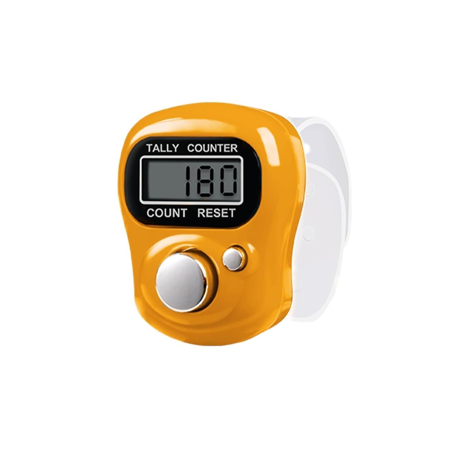 Digital Finger Counter for Chanting Mantra, Jap & Naam Japa | Mini Mala Electronic Tally Counter Ring for Pooja, Meditation & Yoga | Portable Hand Clicker Counter (Multicolour, Pack of 1)