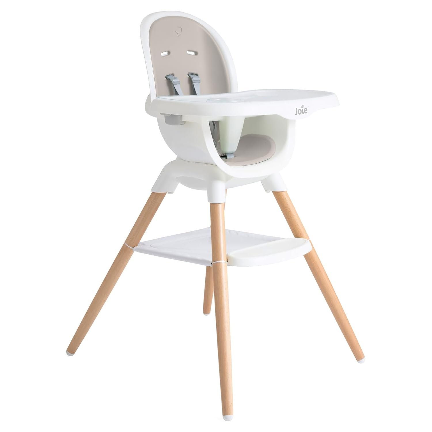 Joie Chai Multi-Mode Highchair – European Beech Wood, Convertible, 9+ Modes, Birth up to 60 lb. (Walnut)