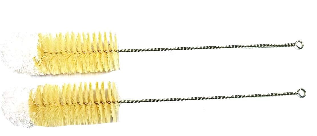 Soft Bristle Brush Cleaner (50cm/7cm Soft Bristles Soft Cleaning Kitchen Accessories/Laboratories Glass & Apparatus/Home Appliances/Bottles/Jar/Vases/Glass Products 2 Pieces Pack)