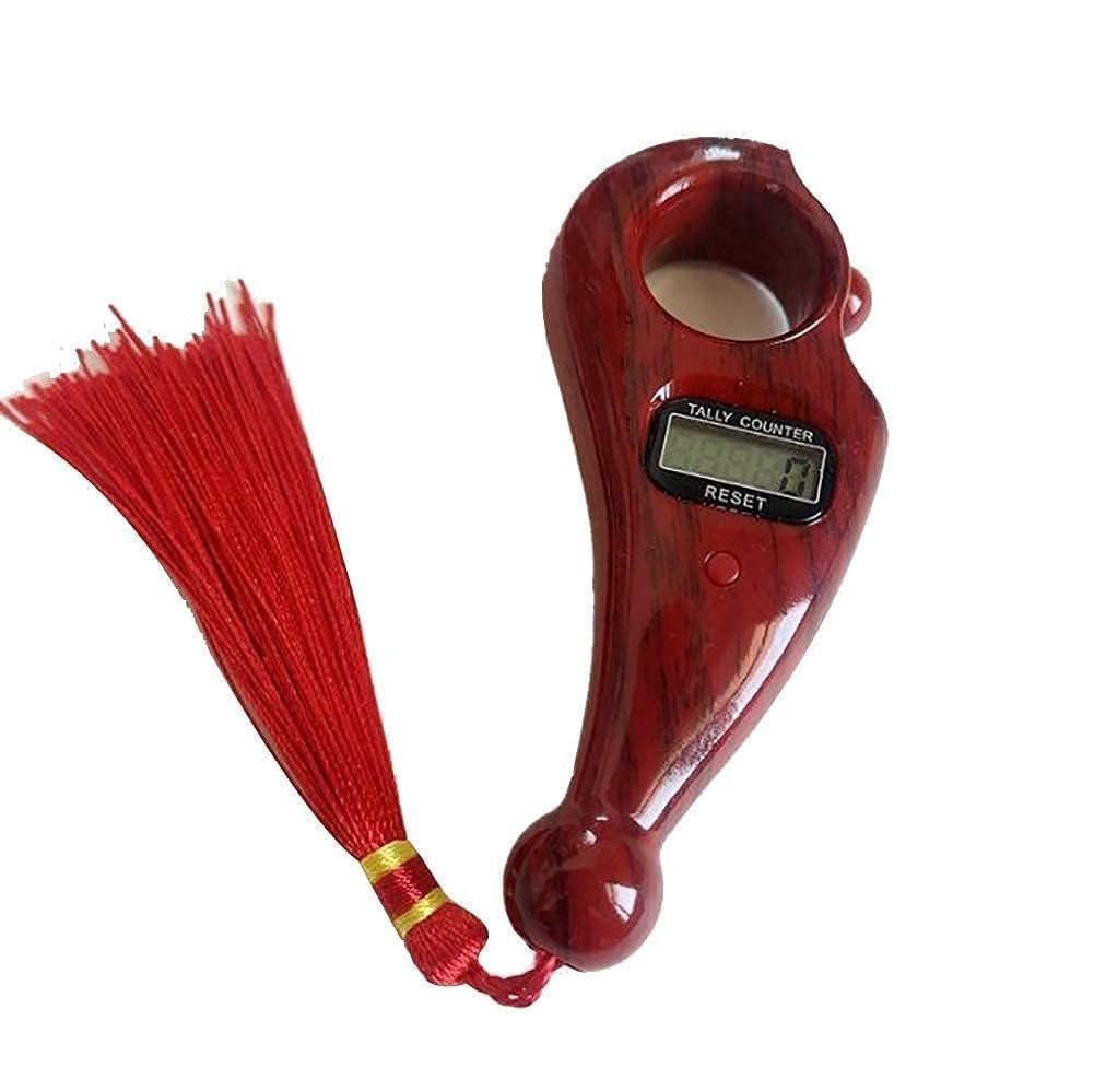 Digital Finger Counter Jaap Mala, Naam Jap & Mantra Chanting | Electronic Tally Counter for Prayer, Meditation & Tasbeeh, Portable Jap Counting Machine with Display