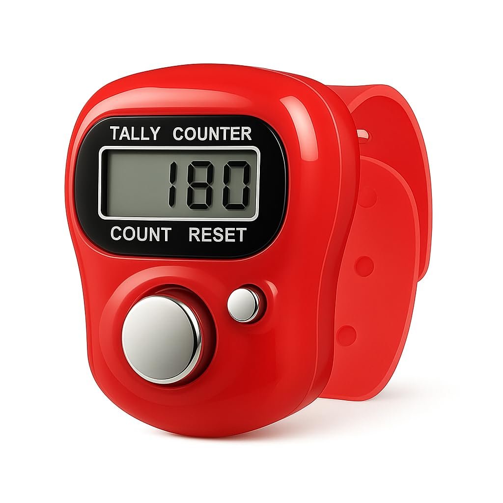 BeadsNPearls Finger Counter for Chanting Mantra (Pack-1), Counter naam jap, Chanting Machine, naam jap Counting Machine, Chanting Count Machine, naam jap Counter (Multi Color)