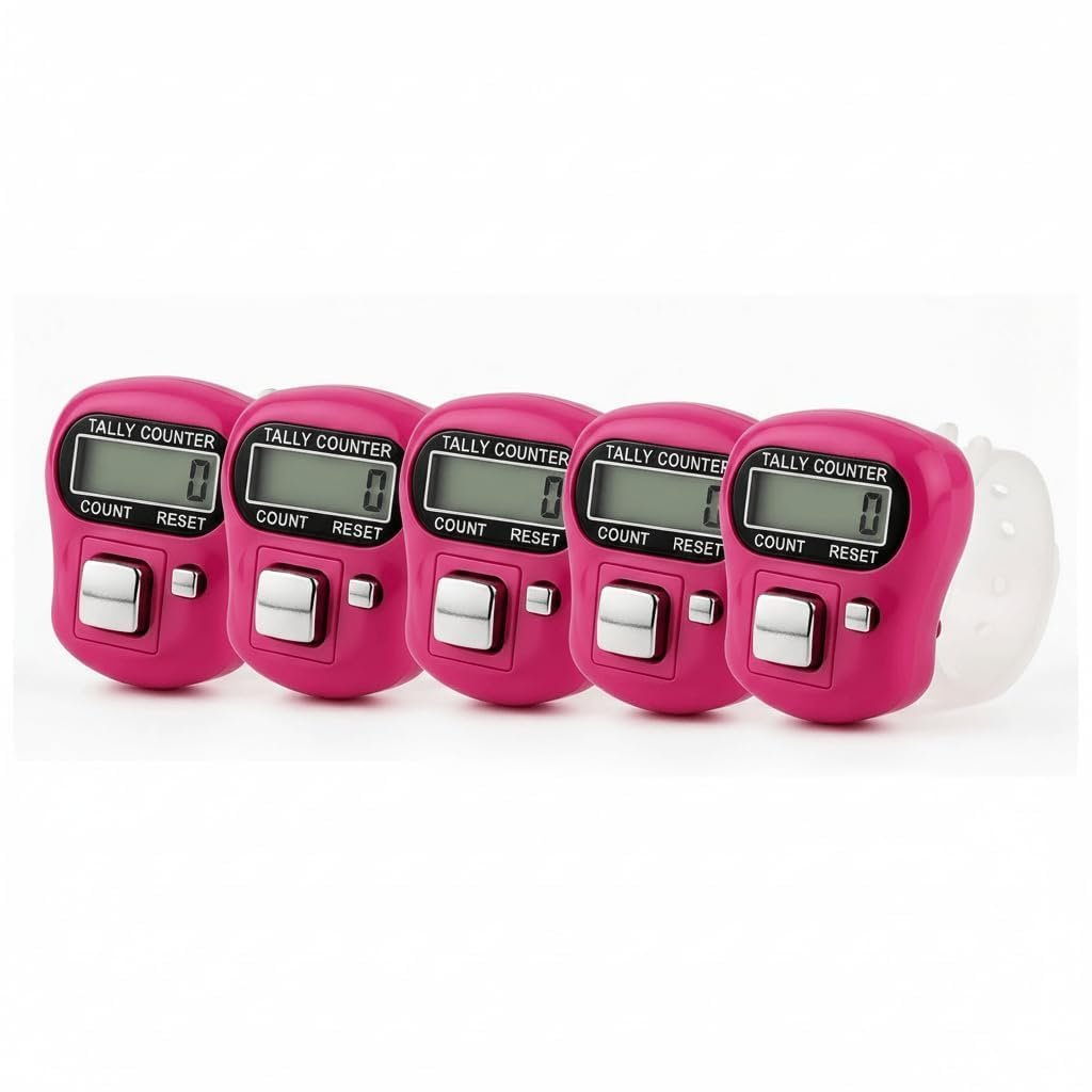 VEERIXA Naam Jaap Counter Digital Finger Ring | Compact, Silent & Accurate | Electronic Jap Counter & Chanting Machine | for Naam Jaap, Tasbeeh & Cricket Umpire Use (5)