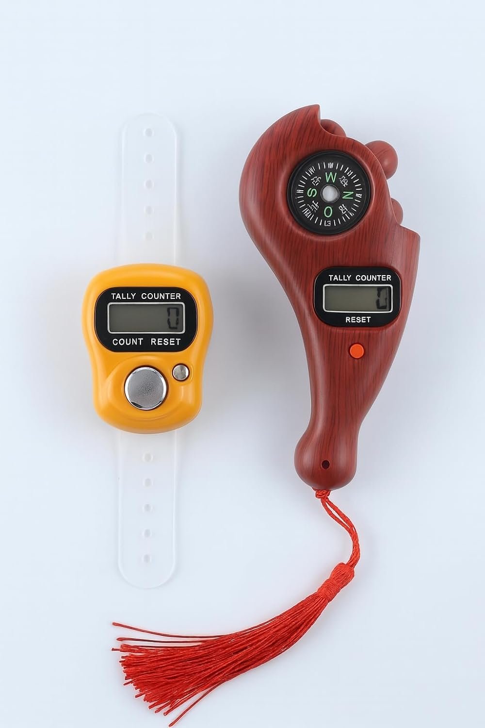 Digital Finger Counter Ring, Electronic Jaap Mala Tally Counter Machine for Naam Jaap & Mantra Jap Prayer Counting Multi Color (JAAP-MALA-COMBO)