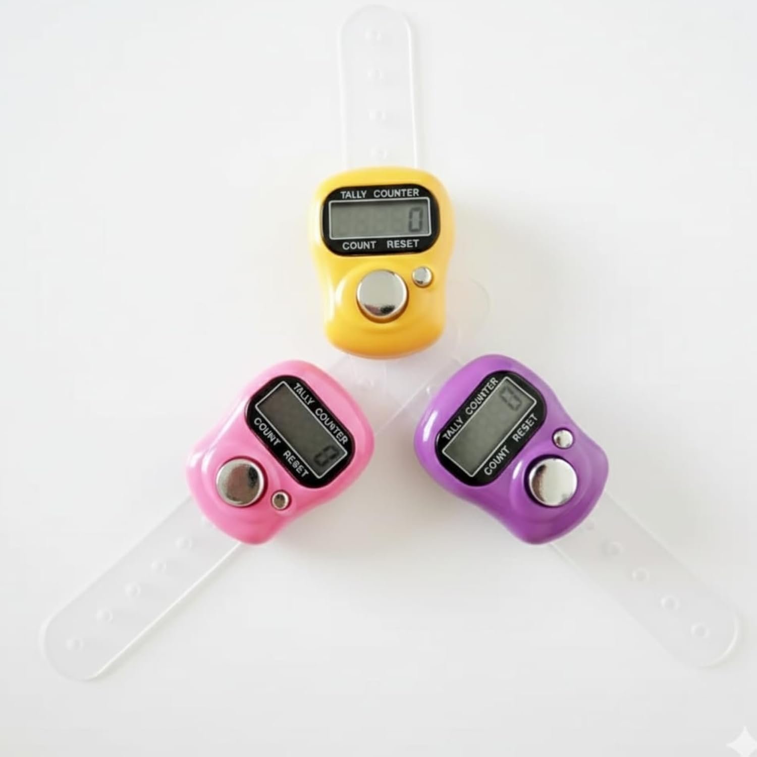 Jaap Counter Combo | Mantra Jap Digital Tally Counter | Tasbeeh Misbaha Counter-Different Use (Combo 3 – Multicolor)