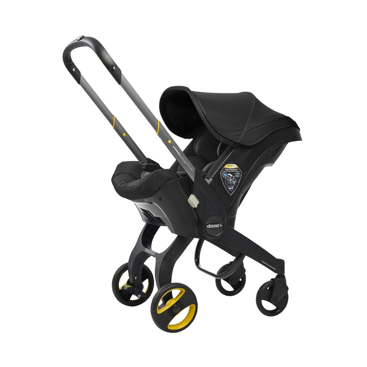 Doona Car Seat & Stroller, Nitro Black – All-in-One Travel System