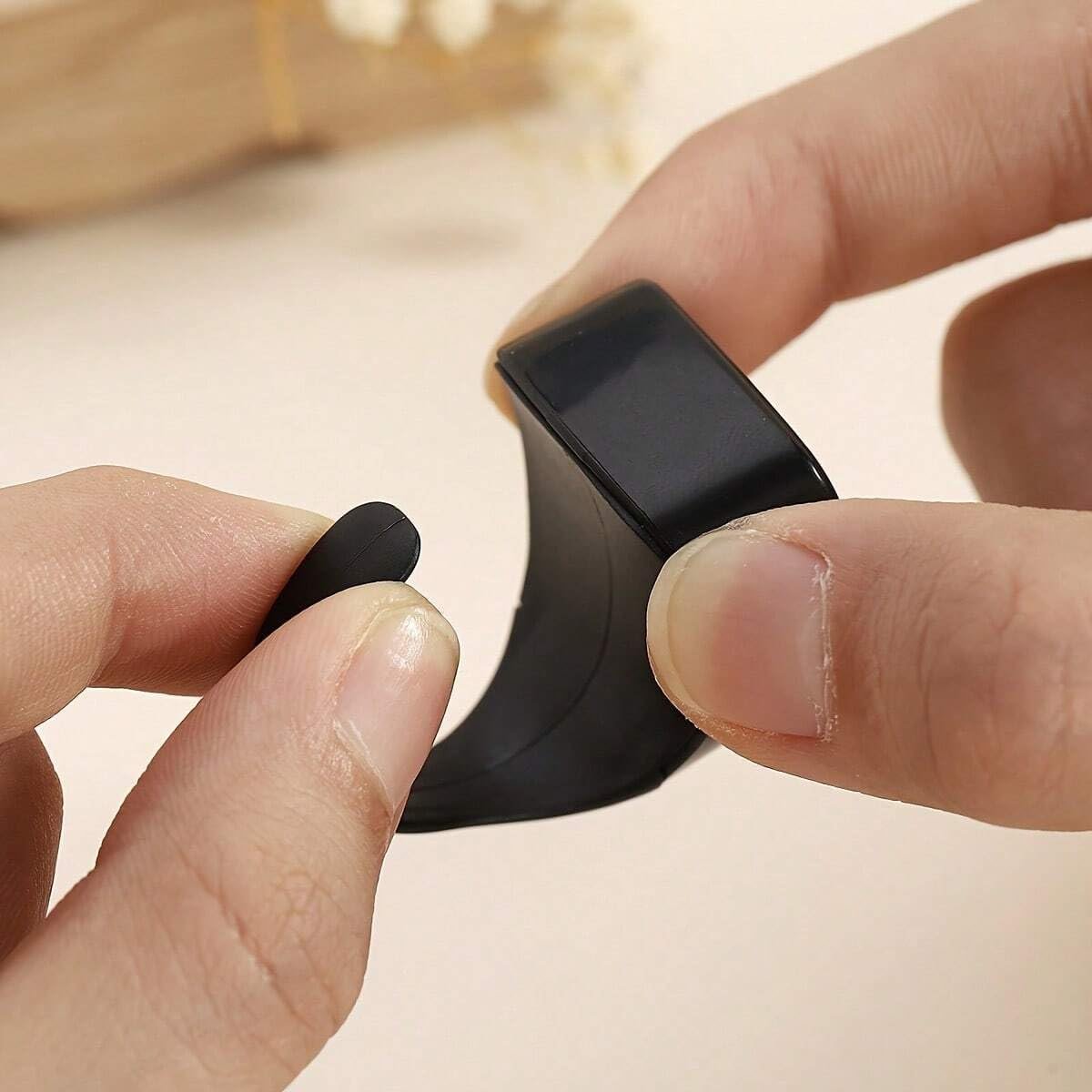 Swamini Creations Digital Finger Tally Counter – Compact LCD Display Quick Reset Button | Perfect for Prayer, Meditation, Stitch Counting & Daily Use. naam jap Counter Machine