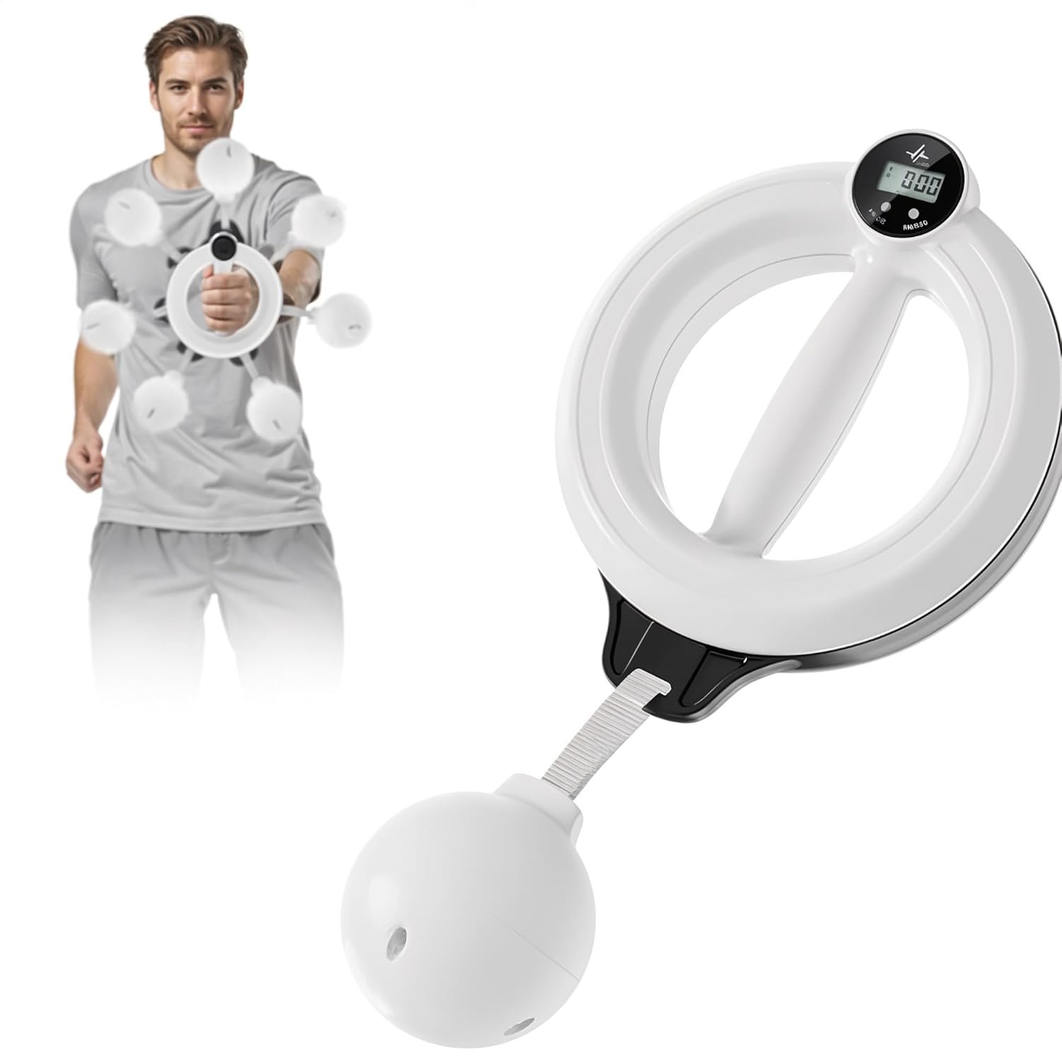 PulseITArm360 Arm Workout for Men and Women, 360° Hand-Crank Forearm Trainer, Chest Trainer,Shoulders and Arm Muscle Training Fitness Equipment, Home Workout Equipment and Gym Workouts