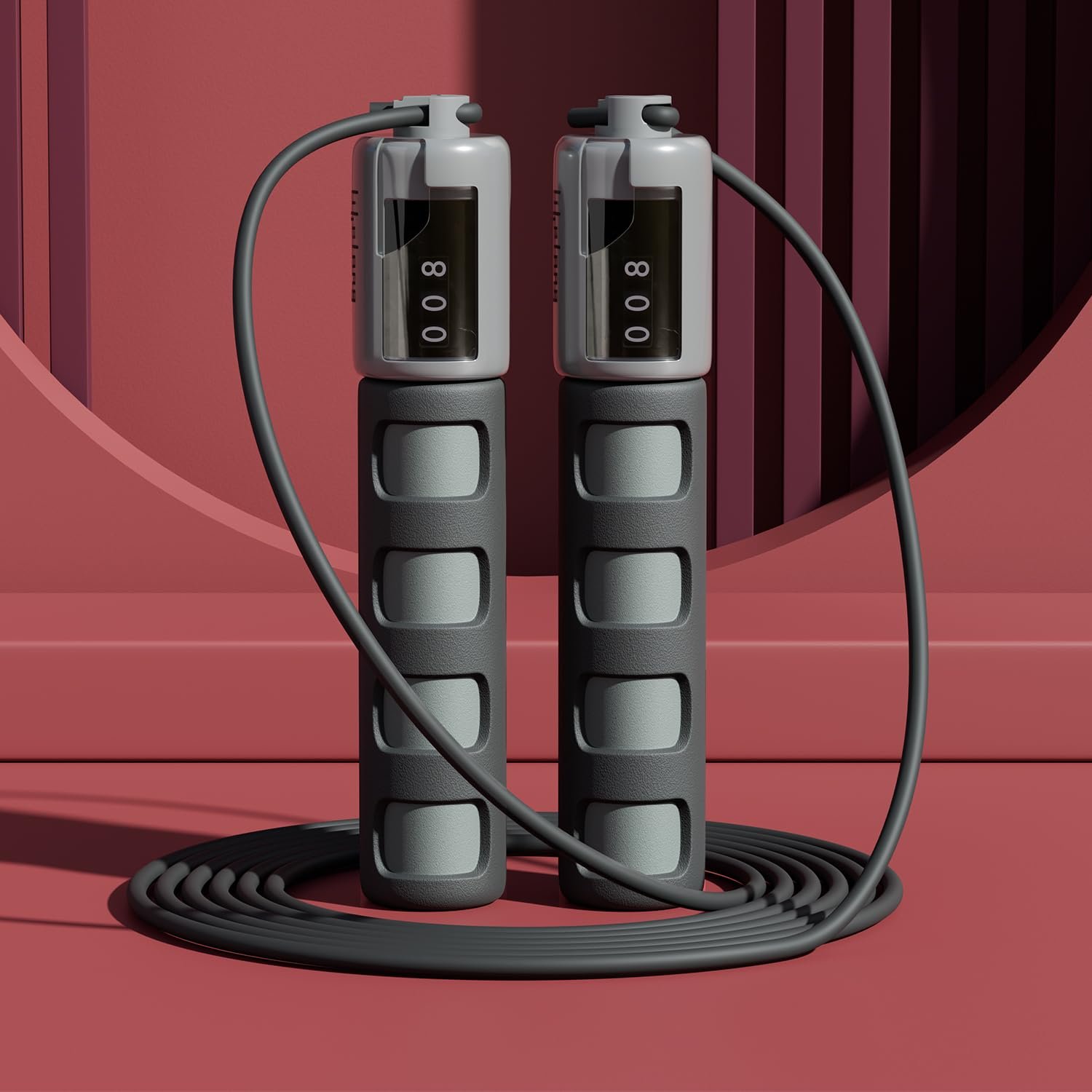 Lifelong Skipping Rope for Men, Women & Children Jumping-Rope with Adjustable Height(290cm) & Foam Handles, for Exercise, Workout & Weight Loss-PVC Skipping-Rope for Kids