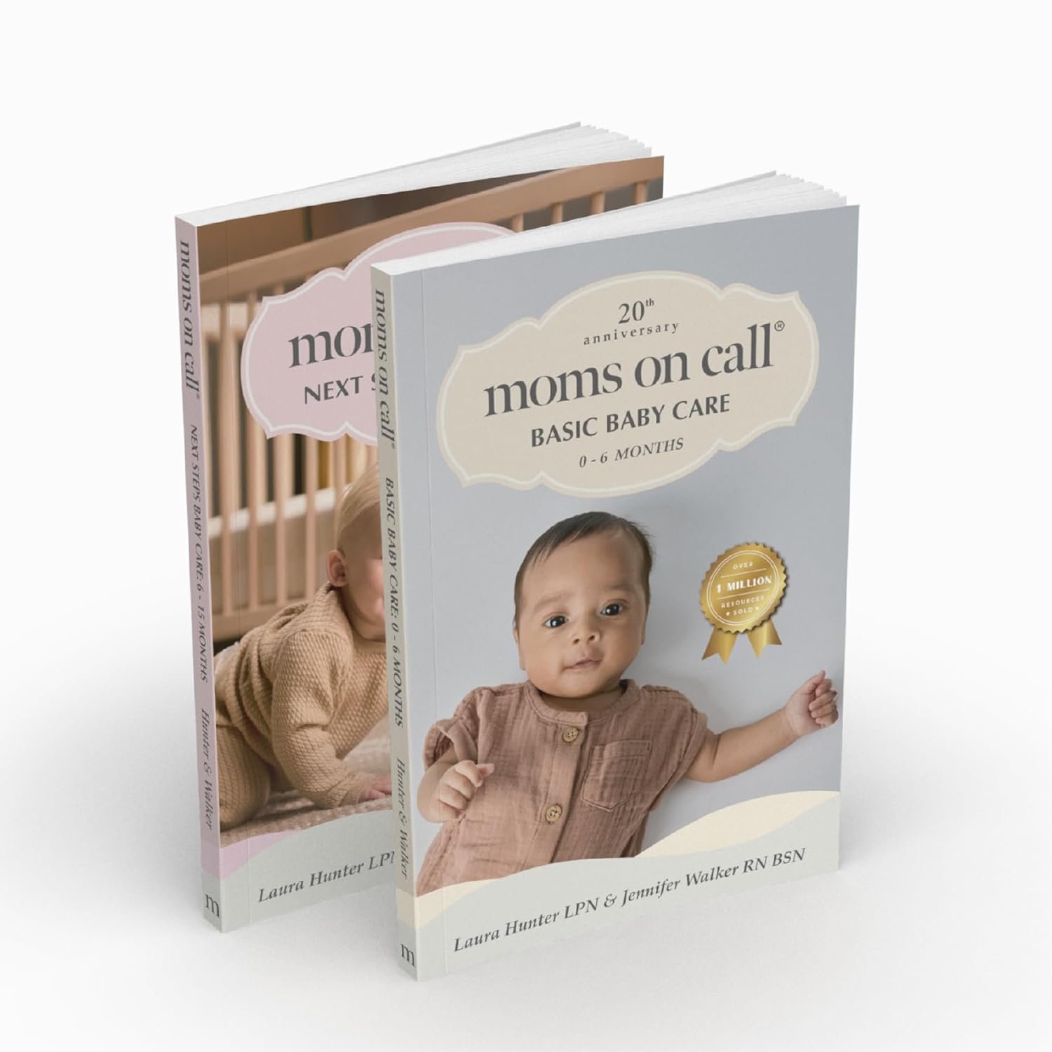 Moms on Call 2 Book Bundle | Basic Baby Care & Next Steps Baby Care 0 Months-15 Months | Parenting Set | 20th Anniversary Editions