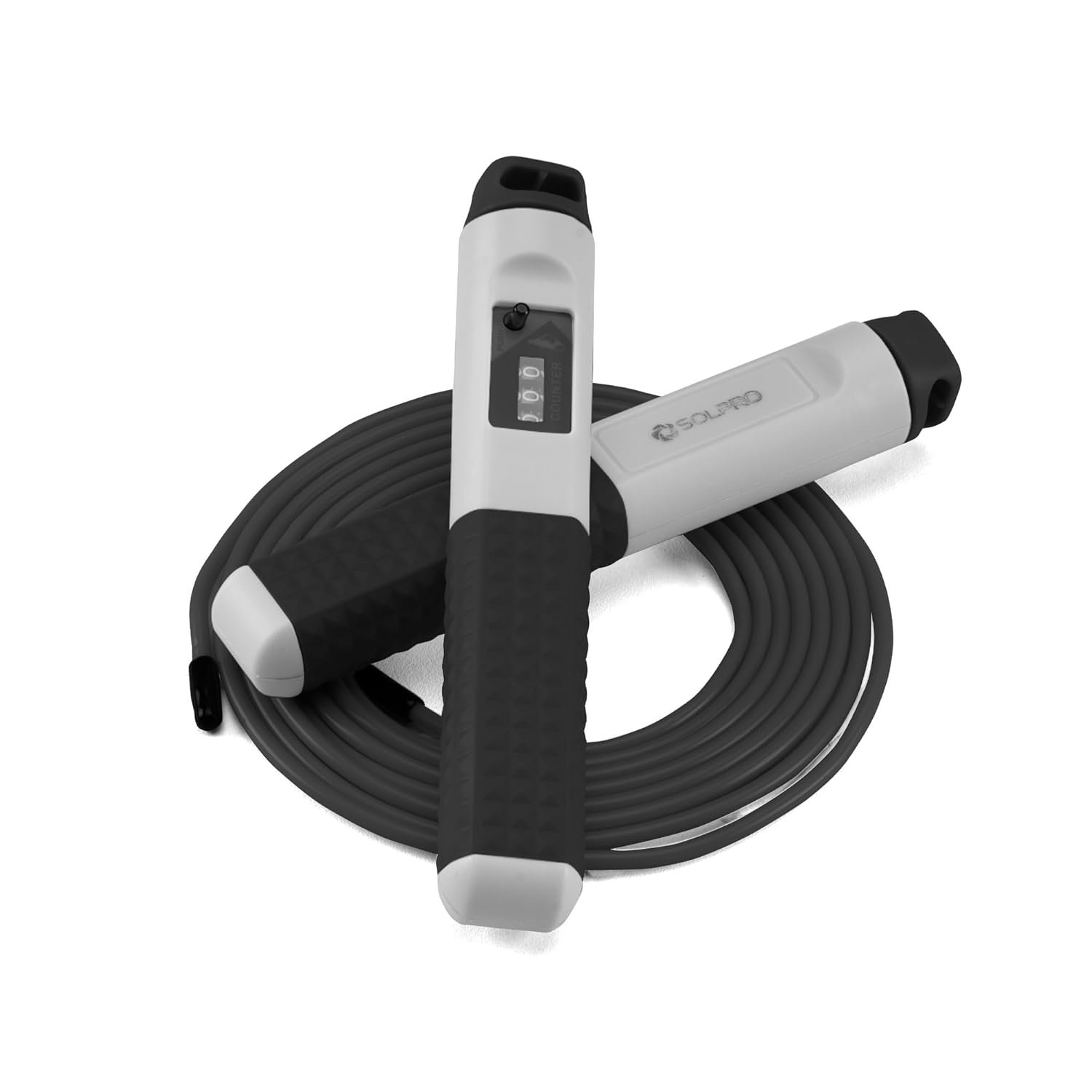 Flyte Adjustable Jump Rope Skipping Rope with Counter for Men, Women, Kids, Fitness & Exercise | Unisex, Tangle-Free, Non-Slip, Smooth Rotation | Home & Gym workouts