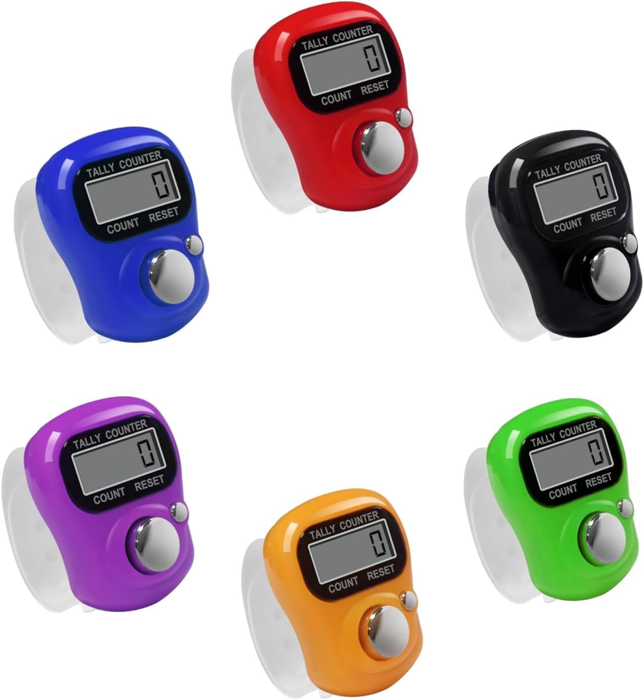 Chanting Count Machine for Radha naam jaap Counter | Tally Counter Finger Ring | Made with Durable Plastic in Multicolor Pack of 1