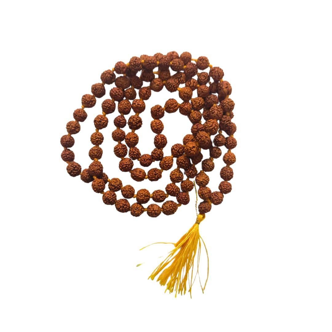 Soulwise Rudraksha Jaap Mala Original with Certificate (108) Beads, for Pooja Astrology Unisex Meditation Protection.