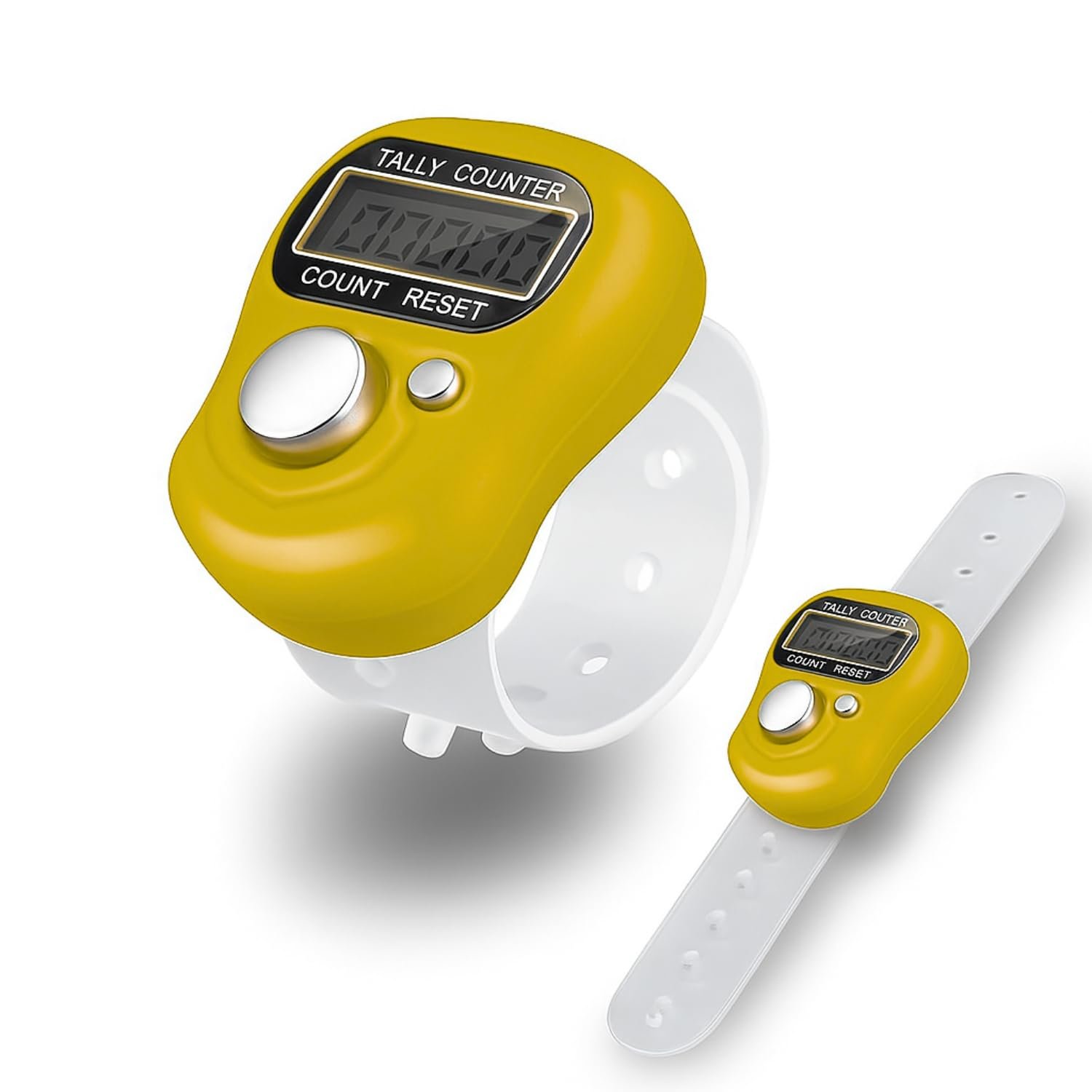 Digital Finger Ring Tally Counter for Naam Jap, Mantra Chanting & Prayer | Multiuse Japa Counter Machine, Jap Mala Counter, Cricket Umpire & Exercise Counting Device (1 Qty, Multicolor)