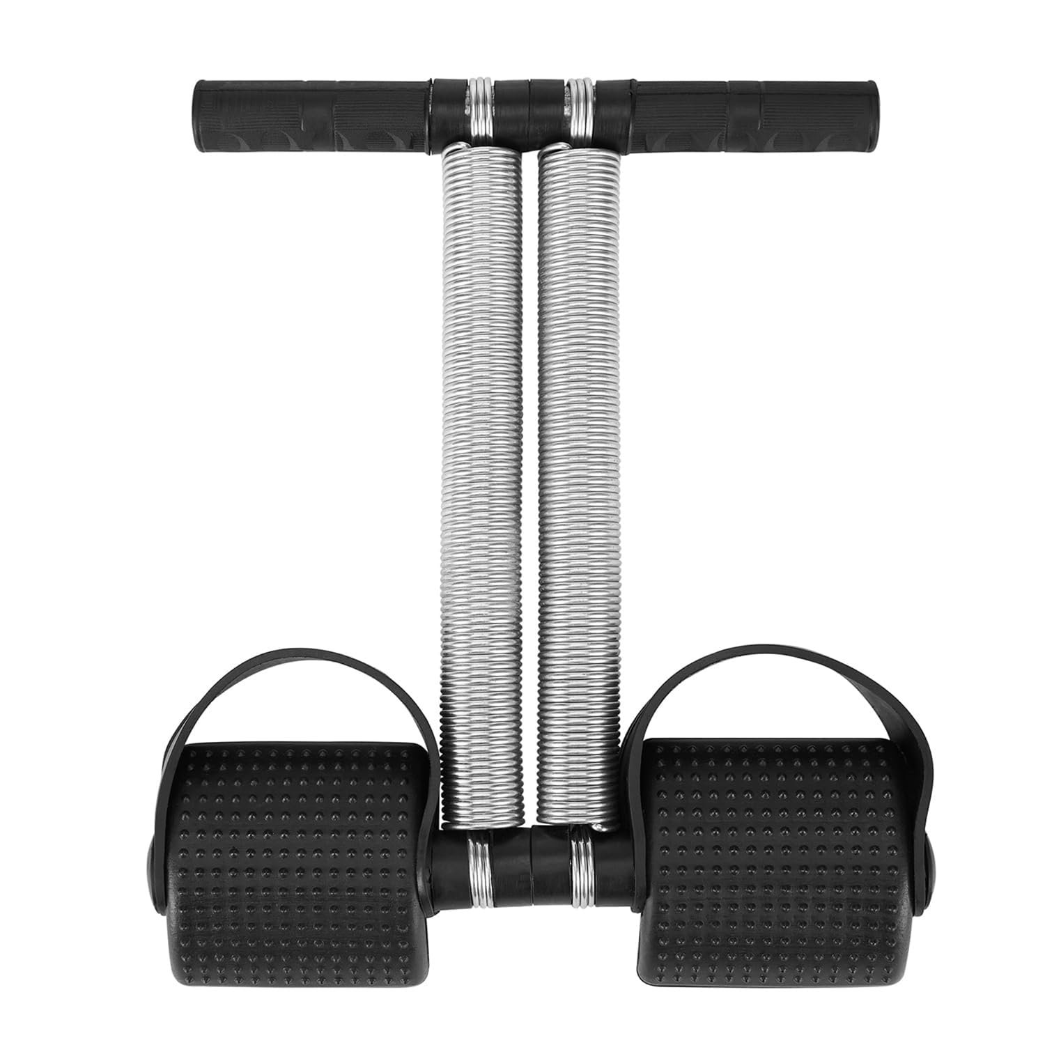 Amazon Brand – Symactive Unisex Tummy/Waist Trimmer for Home Gym | Multifunctional | Lightweight & Portable | for Core Exercises & Strength Training |Silver