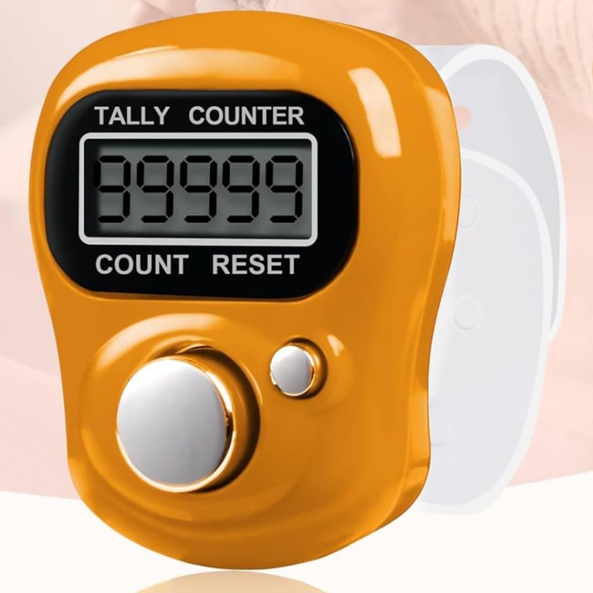 Shringaar Mantra Jaap Mala Digital Counter Tally Counting Machine Finger Portable Hand Mini Ring Tasbih Misbaha -Different Use Naam Mantra Jaap Cricket Umpire Multi-Color (Small Tally Counter-2)