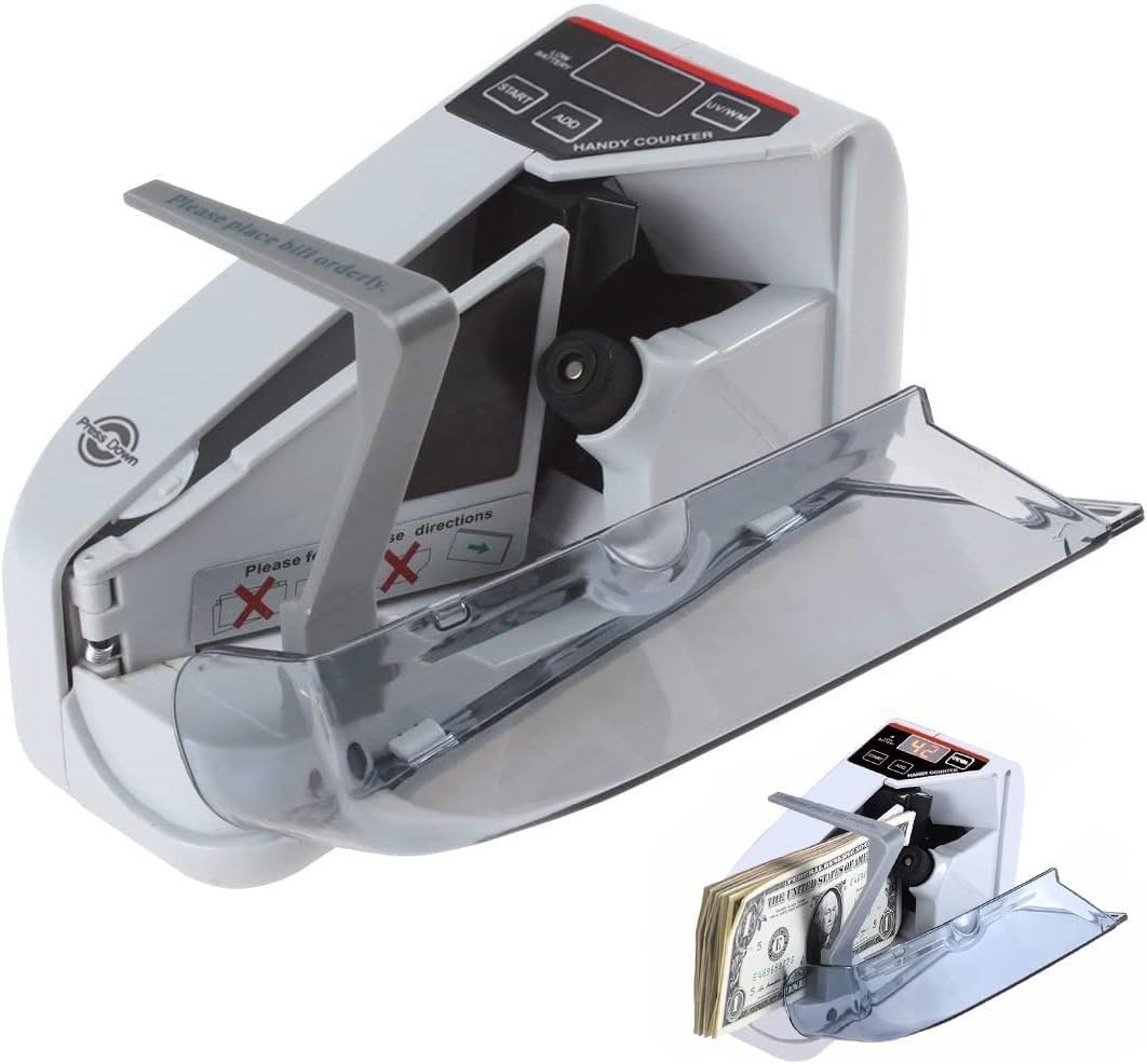 Business-Grade Note Counting Machine with Fake Note Detection & Large LCD Display, Counts All Old & New Notes, Heavy Duty Counter Specially Designed for Indian Currency